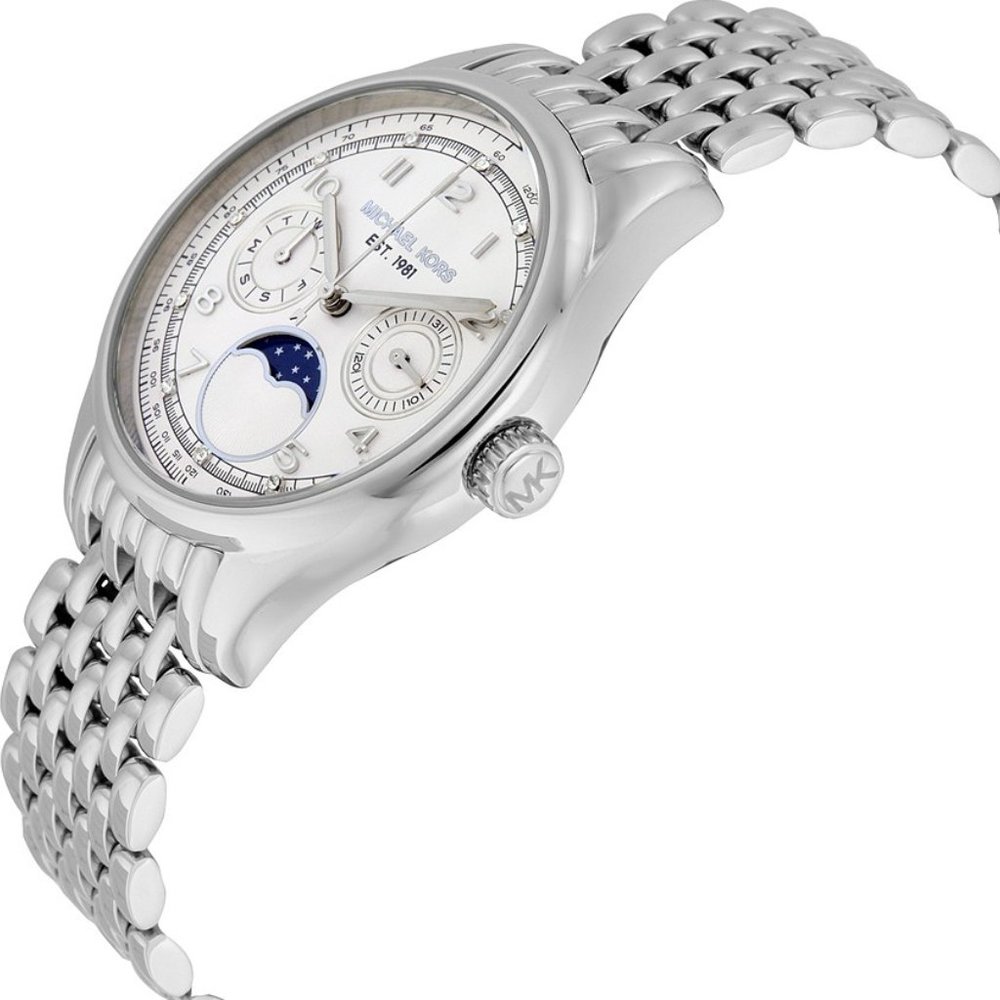 NEW Michael Kors Silver Amelia Watch MK6180 - Picture 7 of 9
